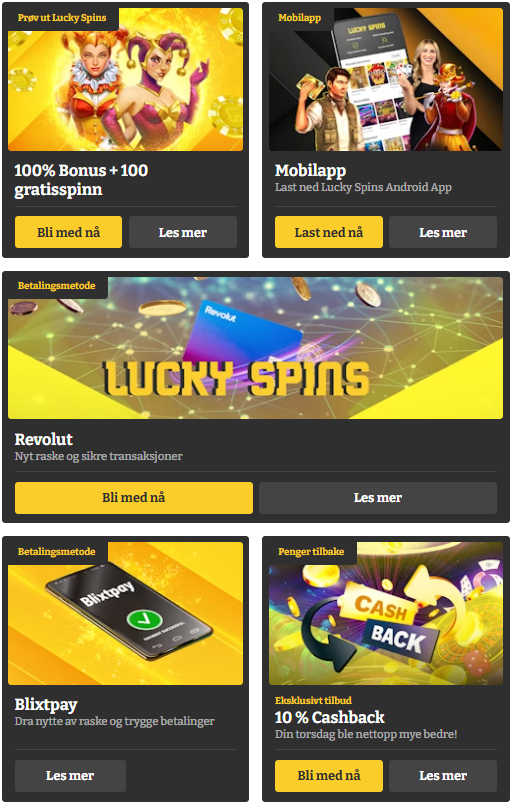 Lucky Spins Casino bonus